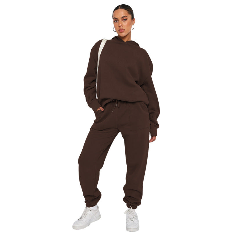 Minerva - Bequemes Hoodie-Trainingsanzug-Set für Damen