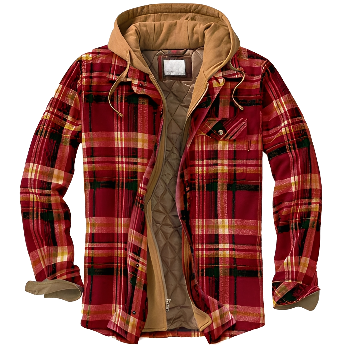 Denzil - Bequeme Karo-Flanelljacke für Herren