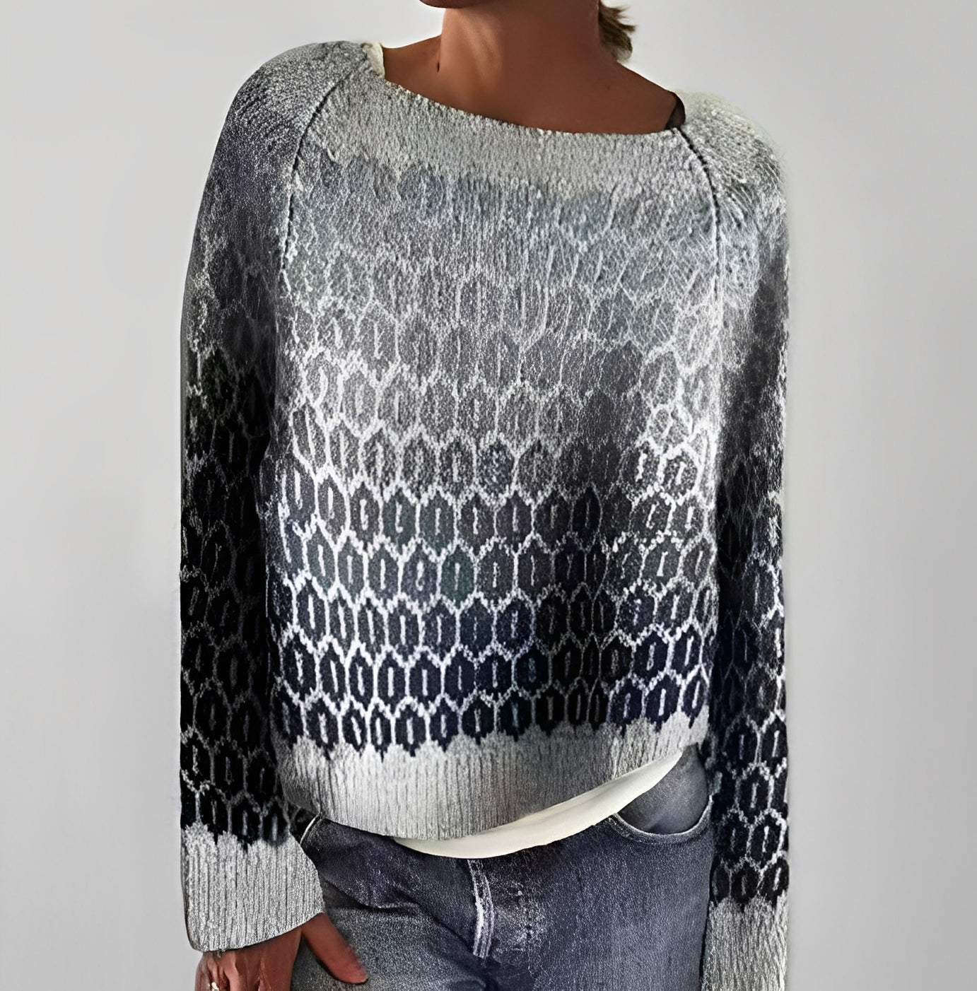 Christiana - Traditioneller Damenpullover mit Muster