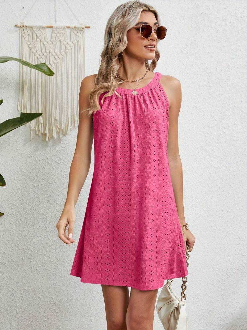 Valarie - Schulterfreies, hohlgeschnittenes Strandkleid für Damen