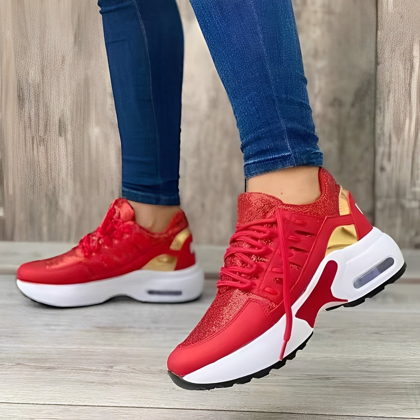 Charnette - Bequeme Damenschuhe mit Keilabsatz