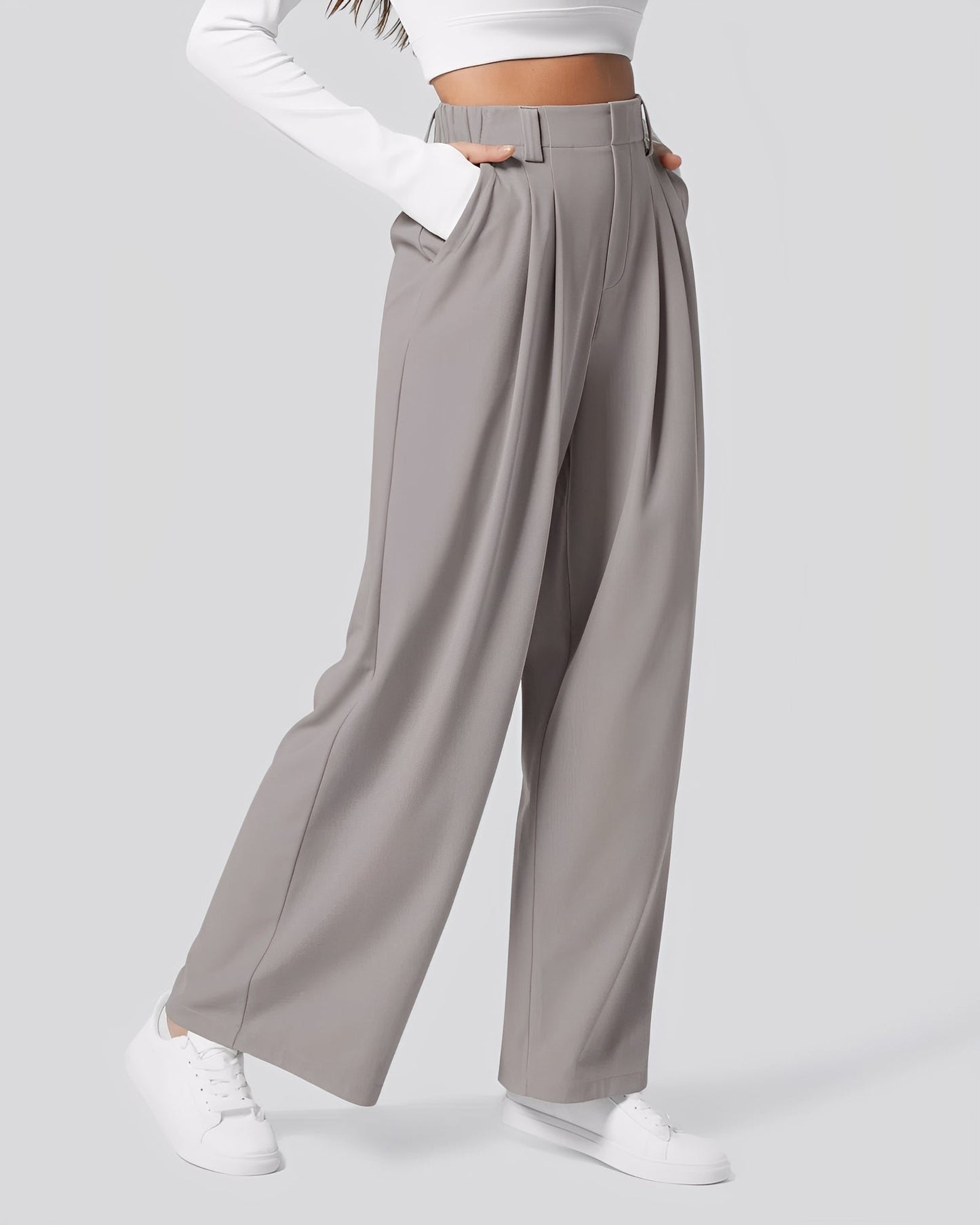 Montana - Elastische gerade Damenhose