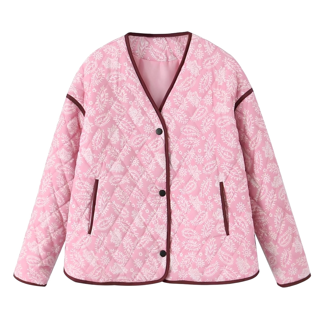 Katelyn - Bequeme Patchwork-Winterjacke für Frauen