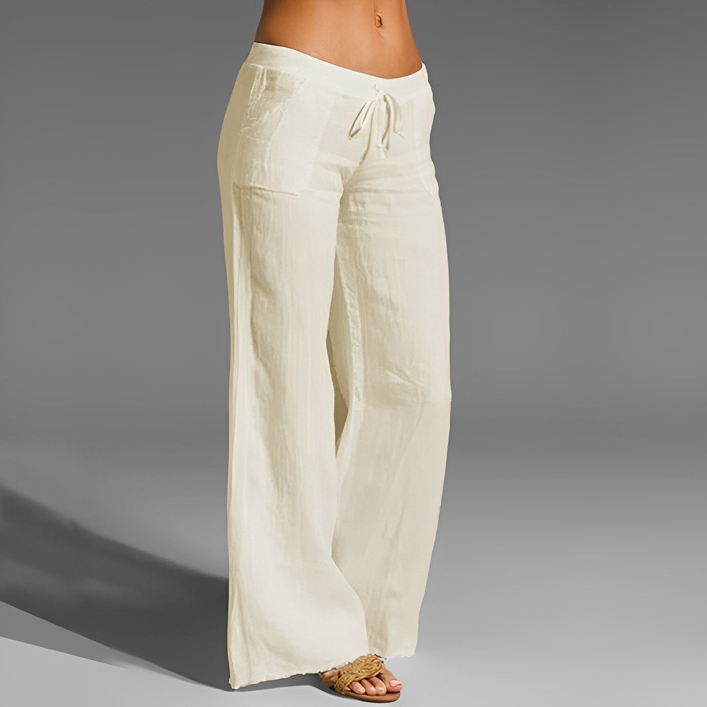 Celestine - Dehnbare Leinenhose für Damen