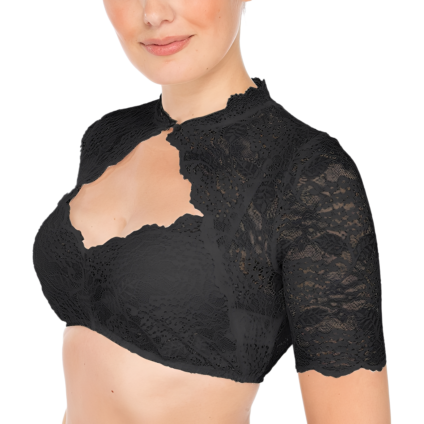 Daniella - Traditionelle Oktoberfest-Bluse mit Spitze für Frauen