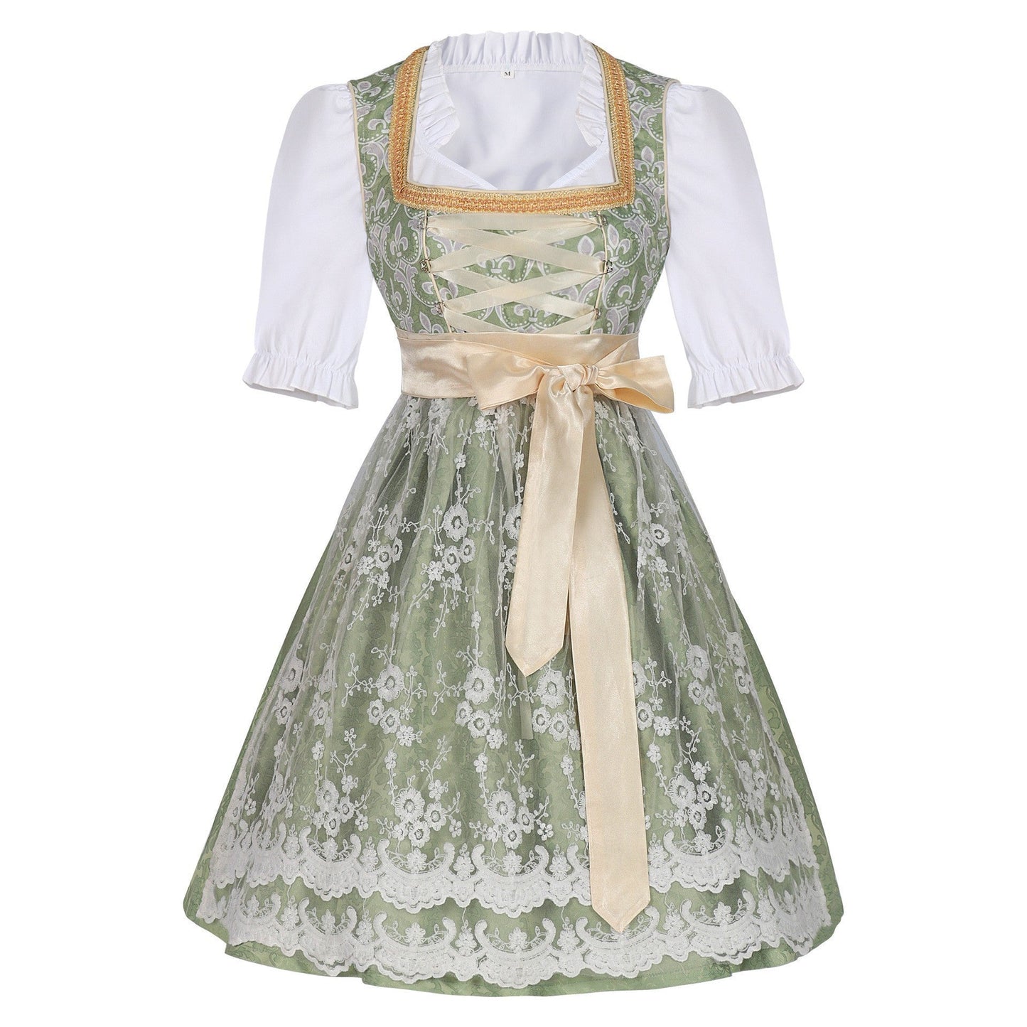 Ashlie - Klassisches Damen-Oktoberfest-Kostüm mit Schlitz