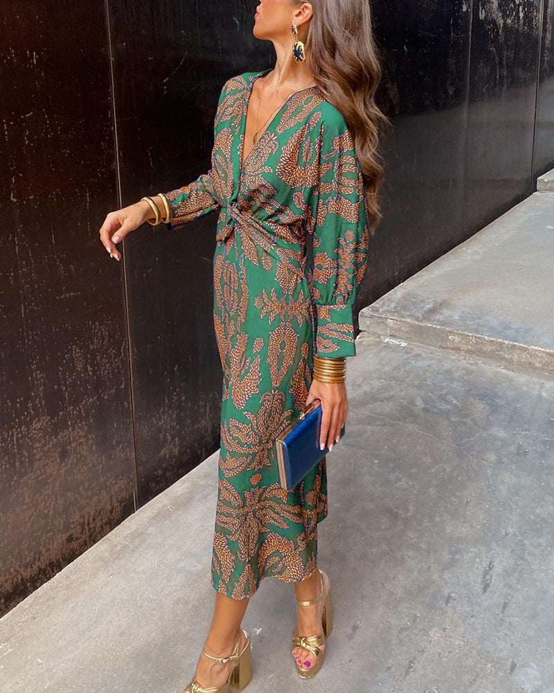 Maeve - Schmal Geschnittenes Langes Sommerkleid
