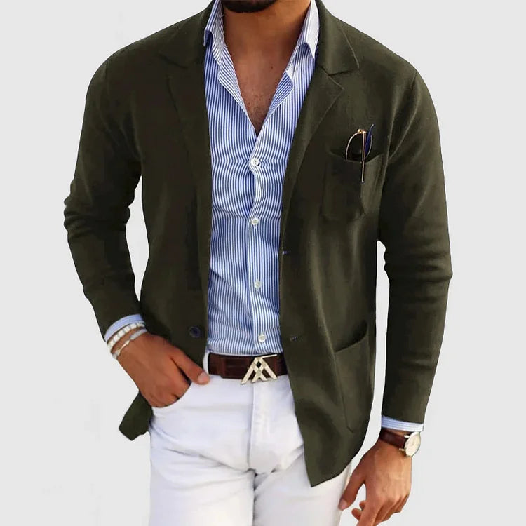 Nico – Elegantes Herrenjackett mit Revers und Knöpfen