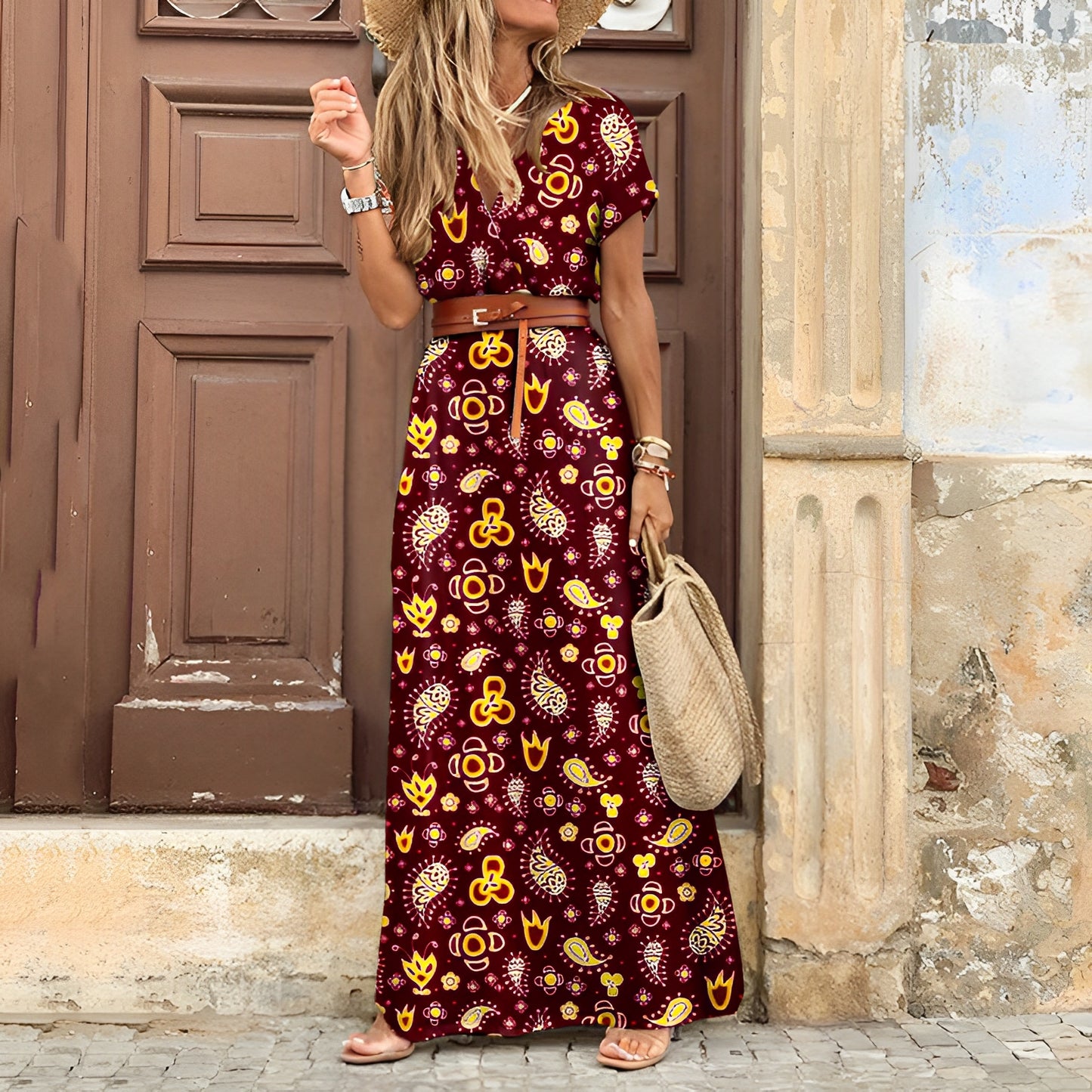 Amanda - Stilvolles Boho-Sommerkleid für Damen