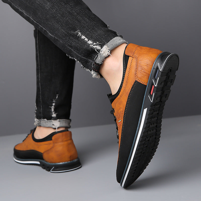 Aaron - Bequeme, rutschfeste Lederschuhe für Herren