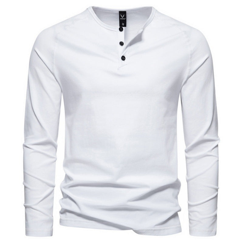 Malcom - Bequemes und einfaches Herren-Langarmshirt
