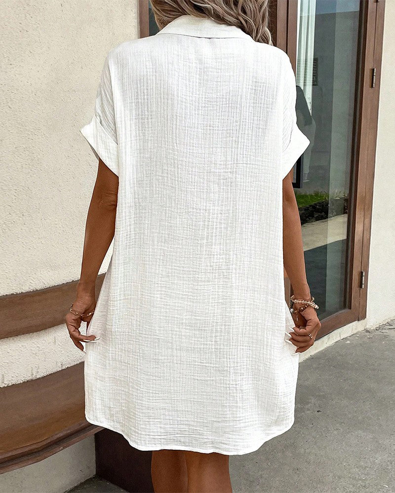 Astoria - Sommerhemdkleid mit Knöpfen für Damen