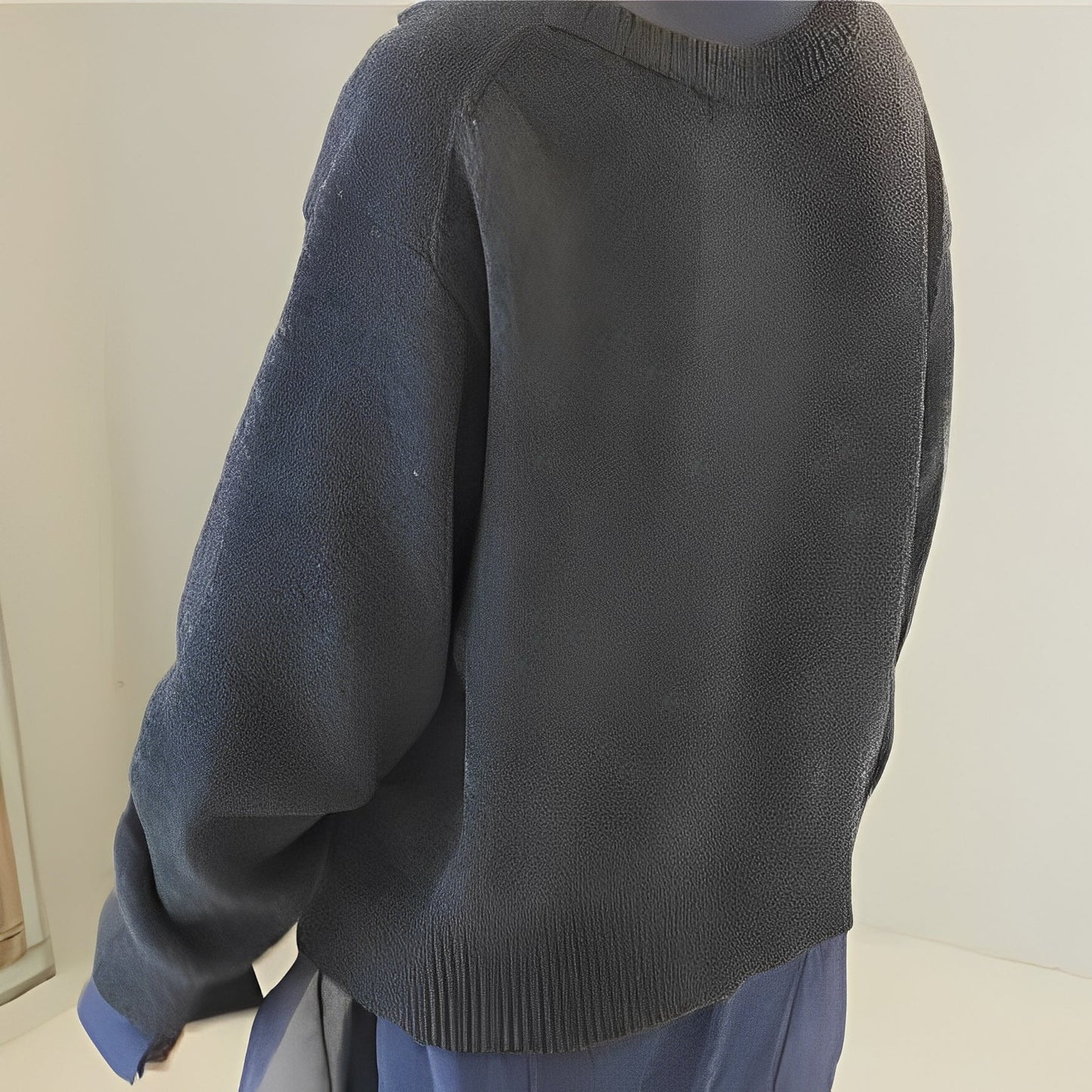 Arianna - Locker geschnittene Kaschmirjacke mit Knöpfen für Damen