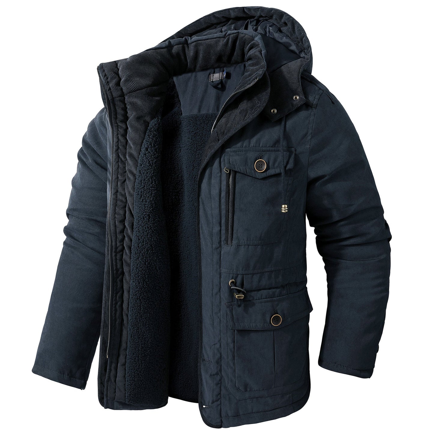 Daren - Weiche Herrenjacke mit Kapuze