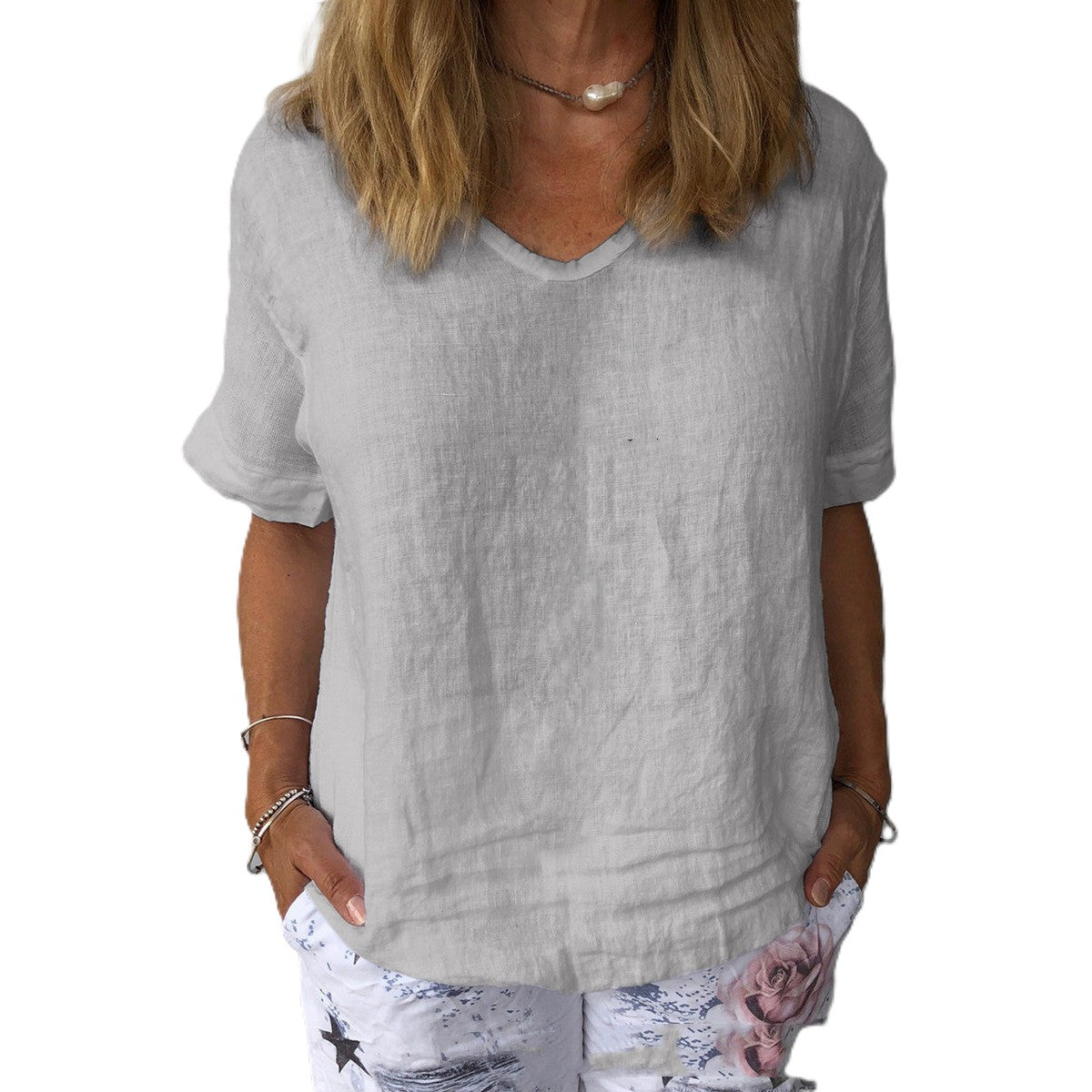 Cearra - Lässiges bequemes Shirt für Damen