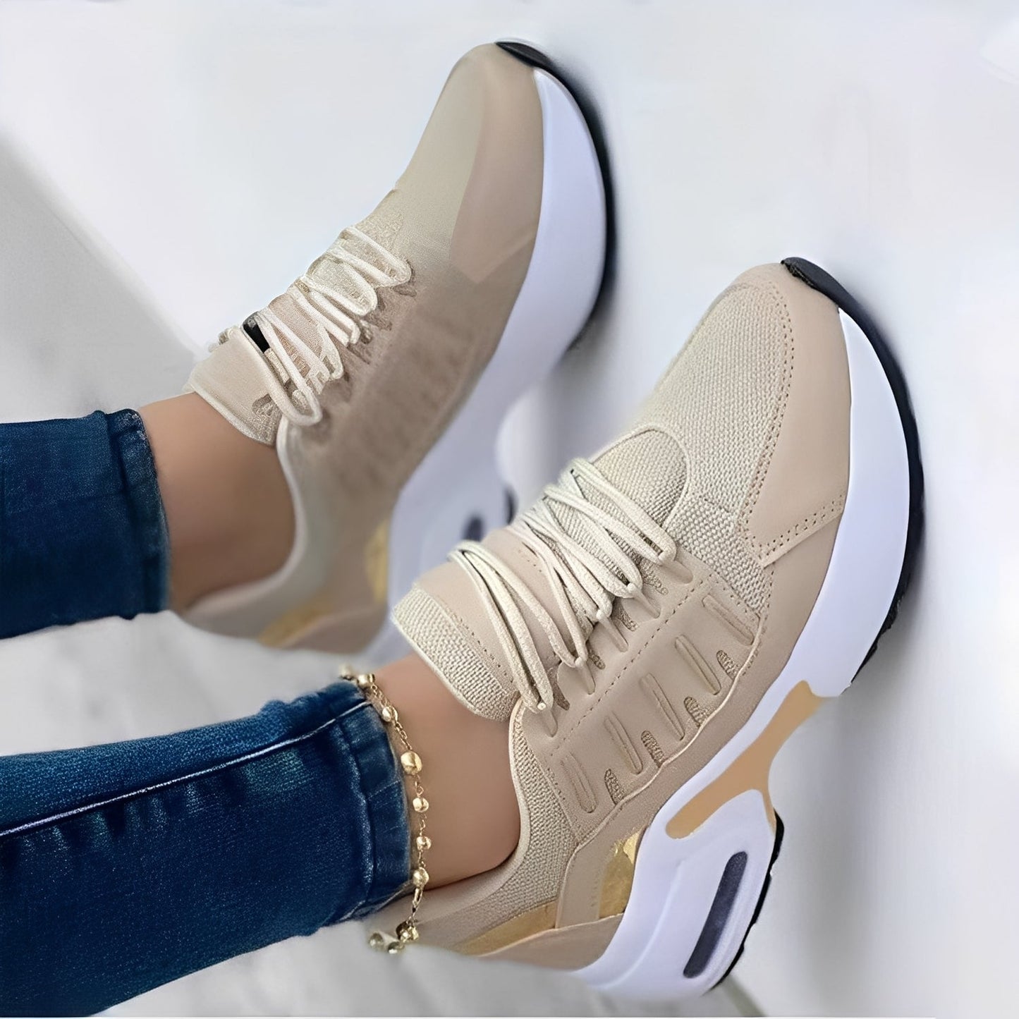 Charnette - Bequeme Damenschuhe mit Keilabsatz