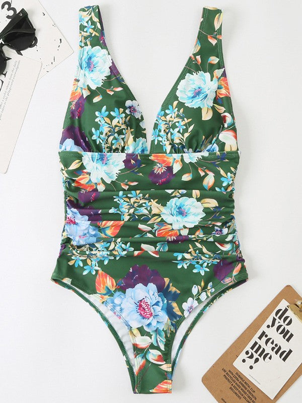 Kaylie - Sommerliche Bademode mit Blumenmuster für Damen