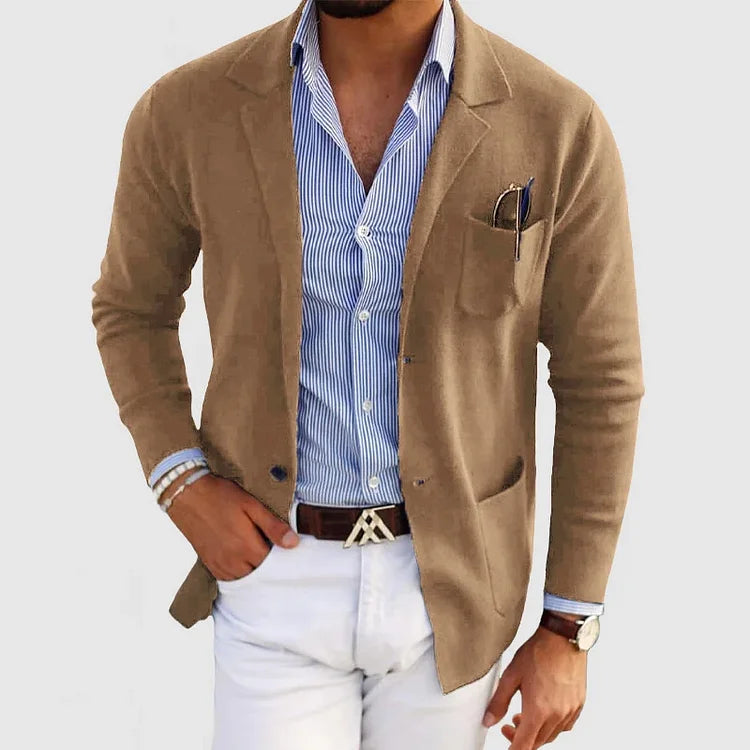 Nico – Elegantes Herrenjackett mit Revers und Knöpfen