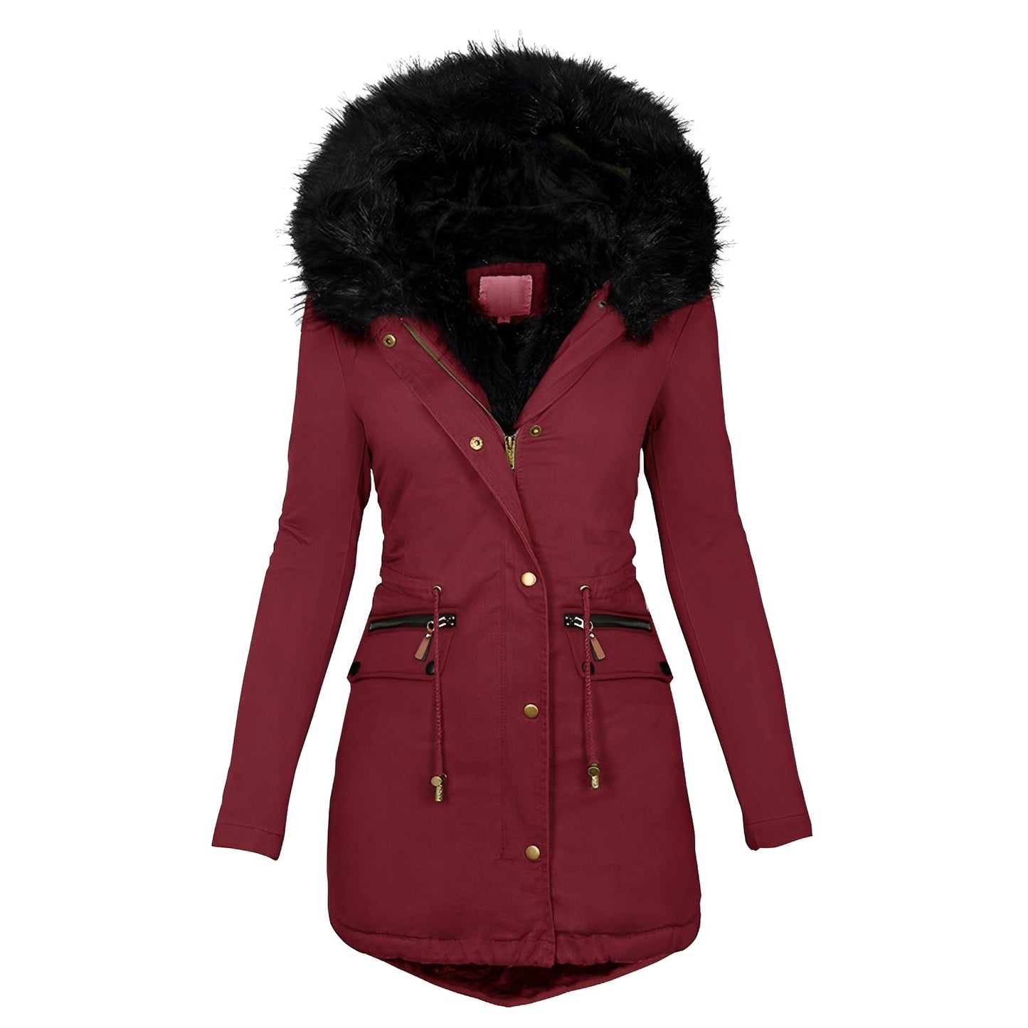 Camilla - Schicke, warme Damenjacke mit Fell