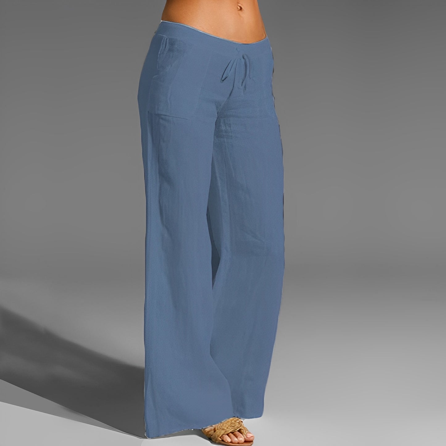 Celestine - Dehnbare Leinenhose für Damen