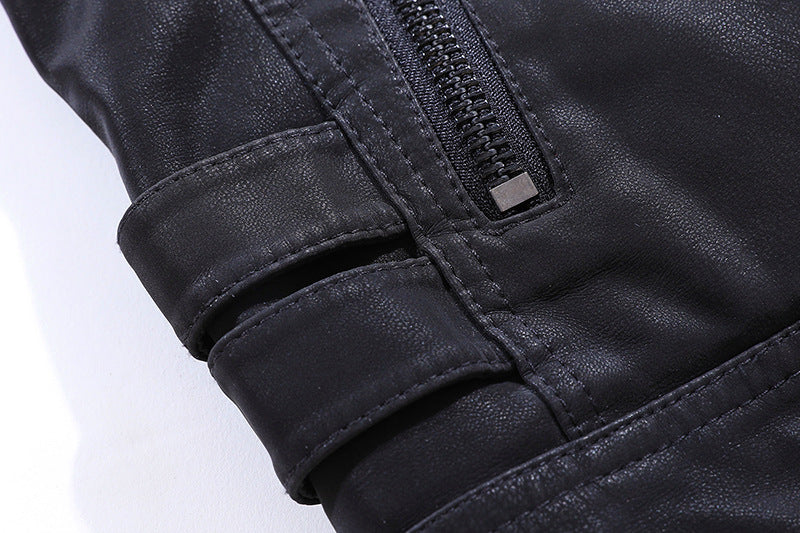 Bastian – Bikerjacke mit Zipper