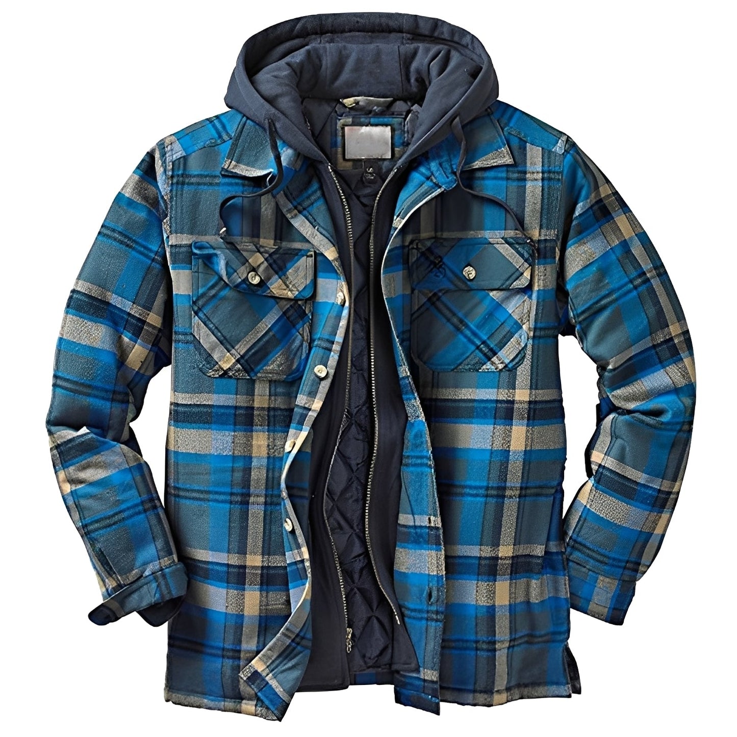 Denzil - Bequeme Karo-Flanelljacke für Herren