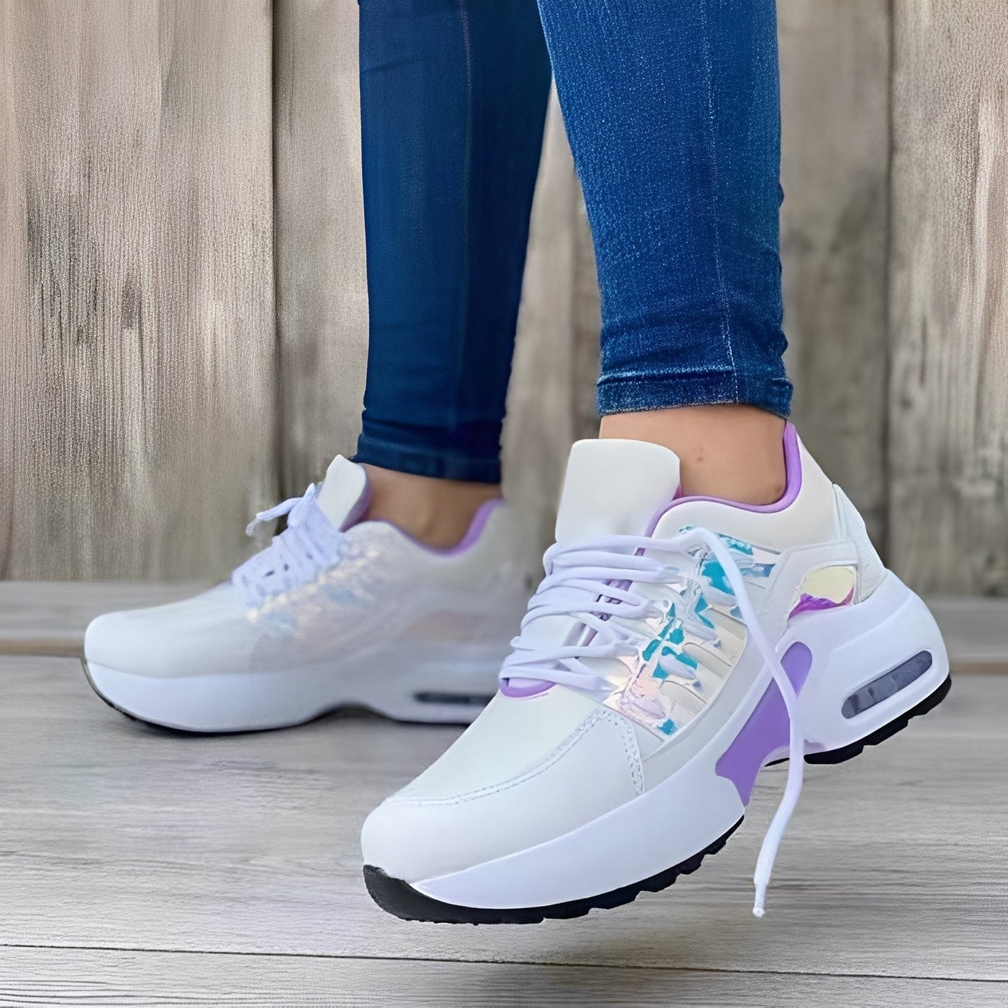 Charnette - Bequeme Damenschuhe mit Keilabsatz