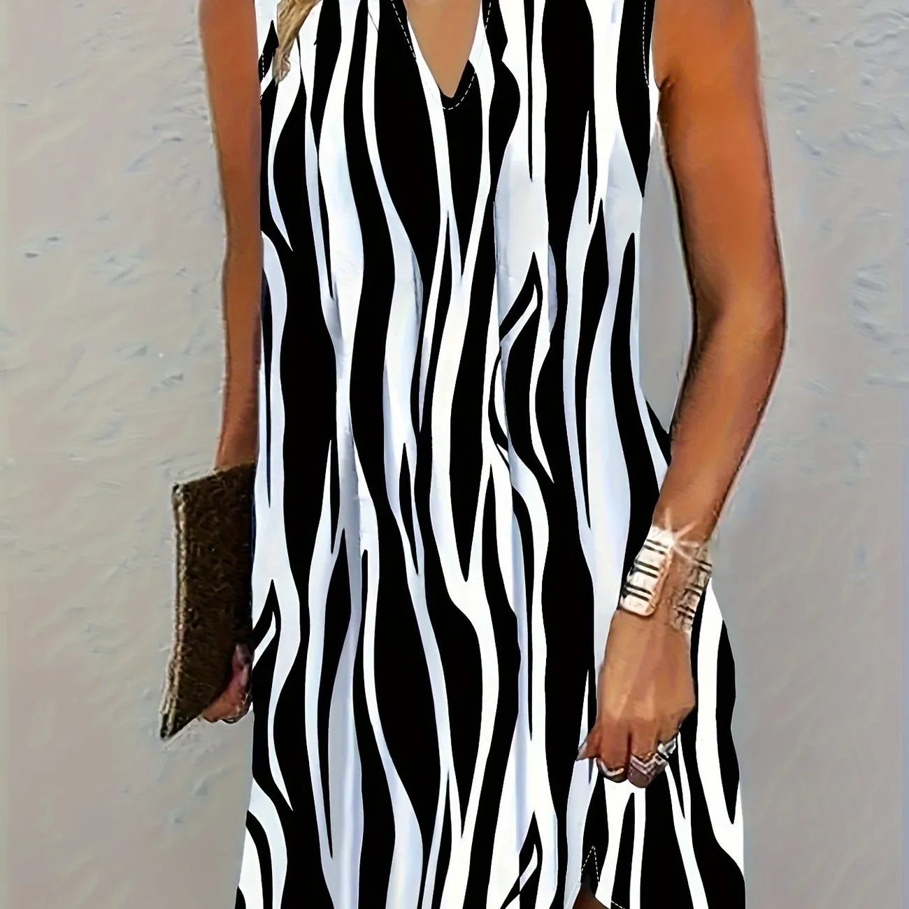 Kalla - Ärmelloses A-Linien-Kleid für Damen