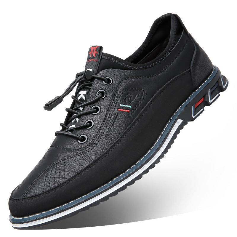 Aaron - Bequeme, rutschfeste Lederschuhe für Herren