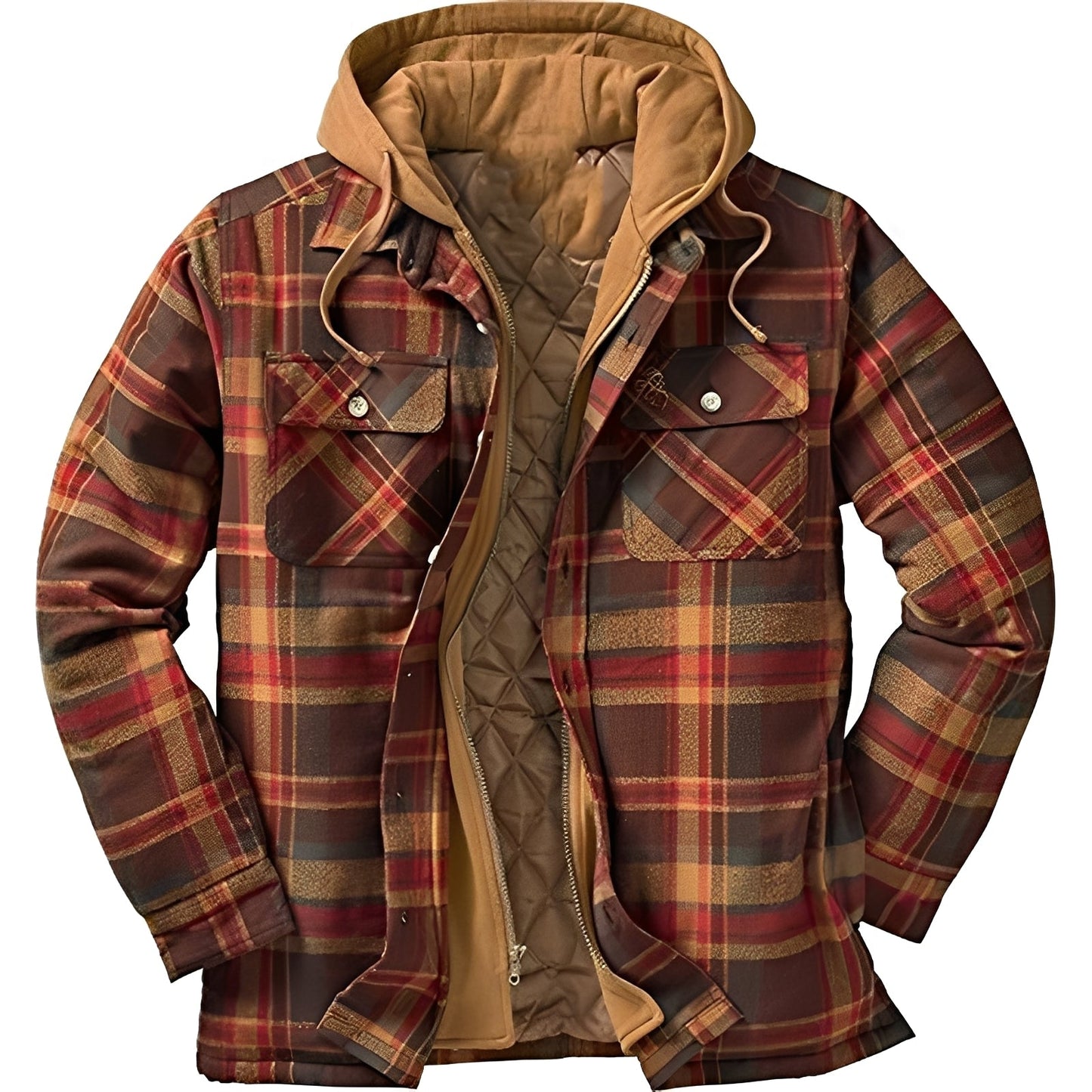 Denzil - Bequeme Karo-Flanelljacke für Herren