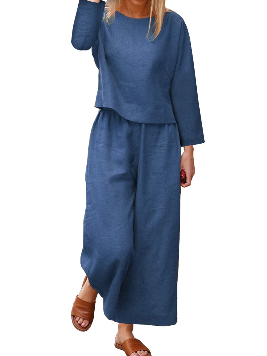 Shelia - Lockeres Leinen-Set für Damen