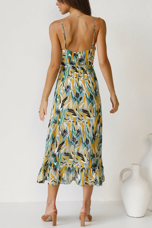 Charité – Farbintensives Midi-Kleid