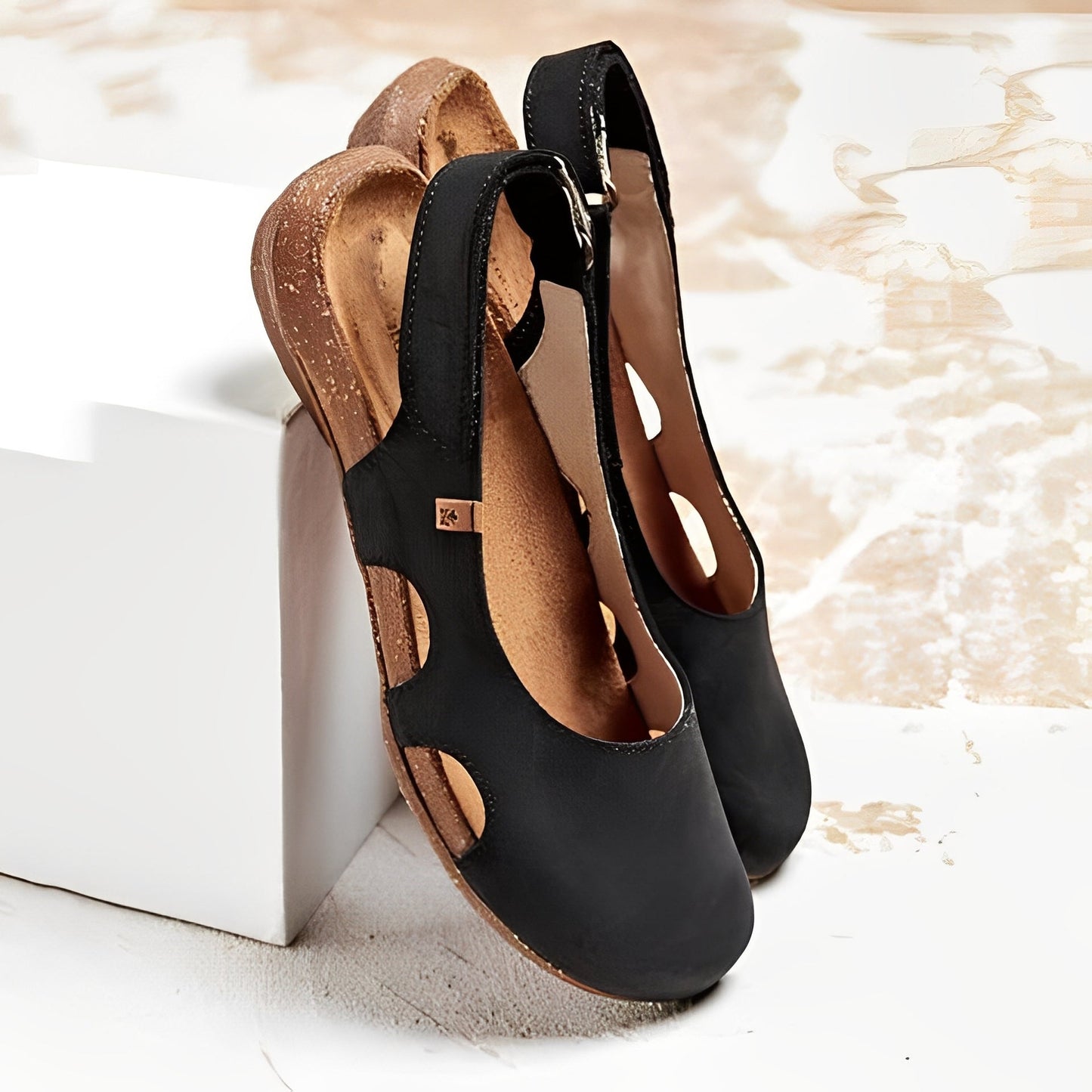 Alexus - Schicke flache Damensandalen