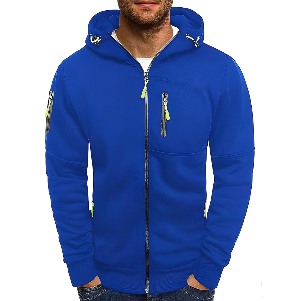 Miller - Bequeme Männerjacke mit Kapuze und Reißverschluss