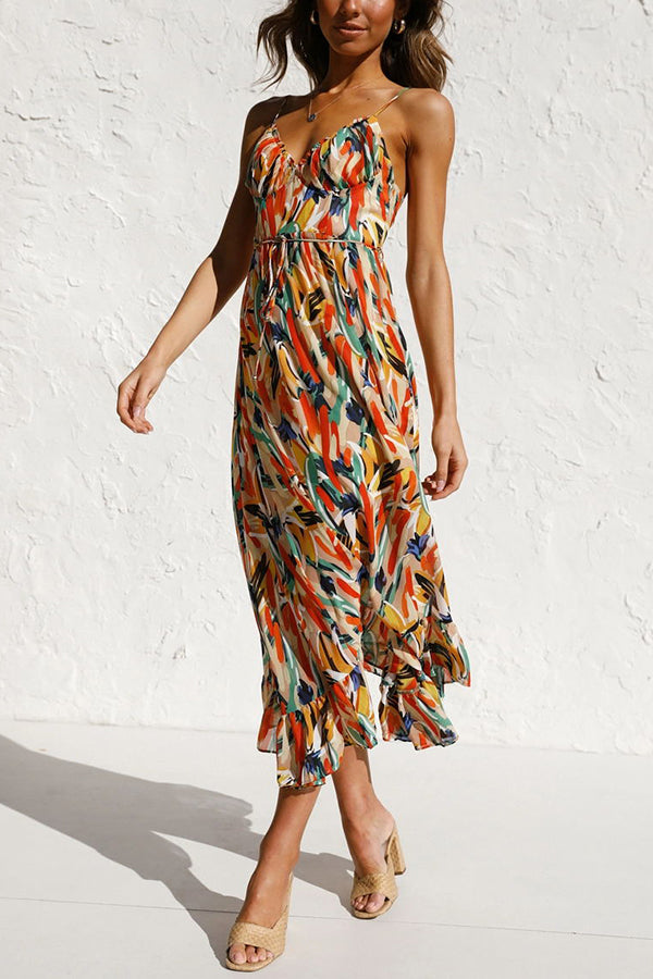 Charité – Farbintensives Midi-Kleid