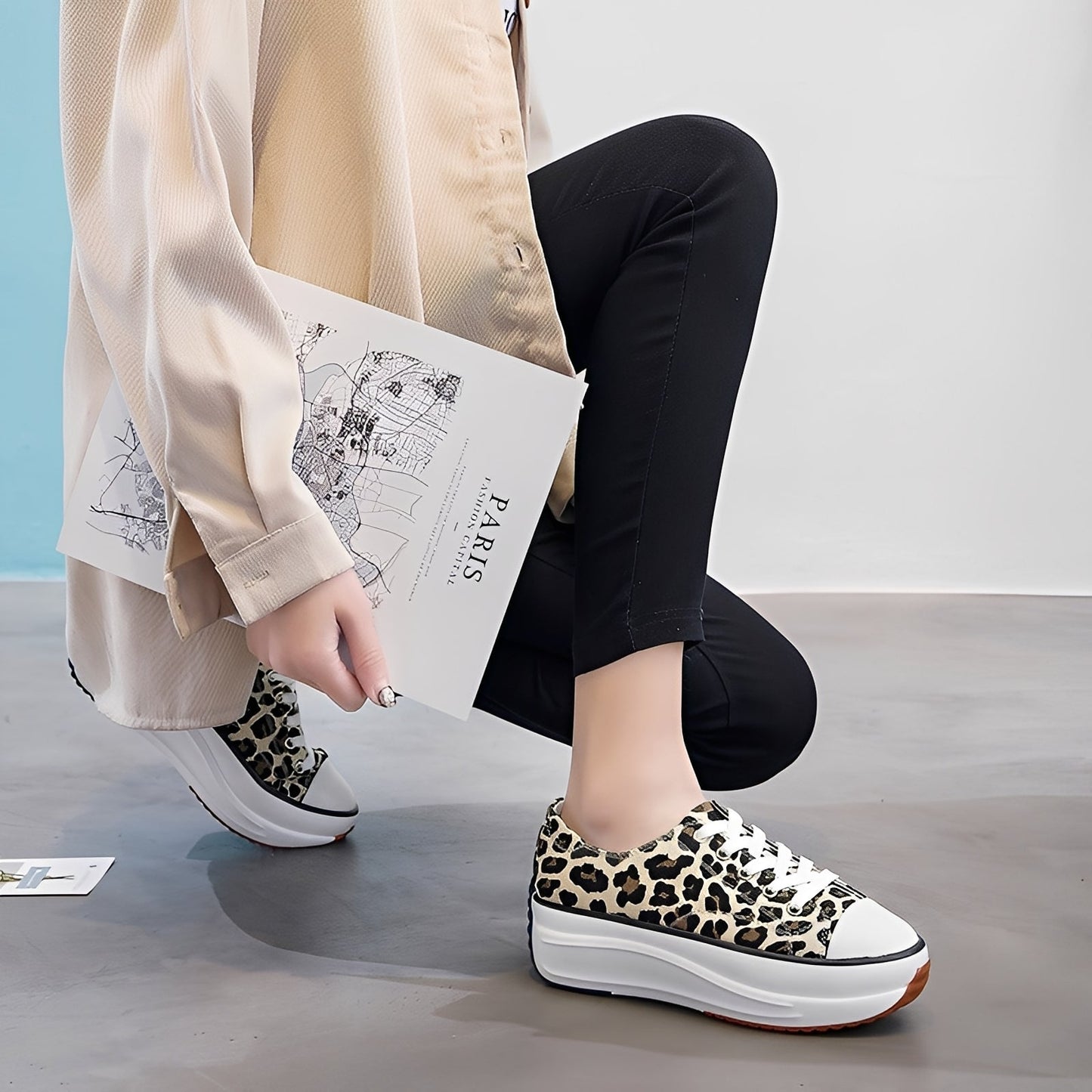 Lorayne - Bequeme Frauenschuhe mit dicker Sohle