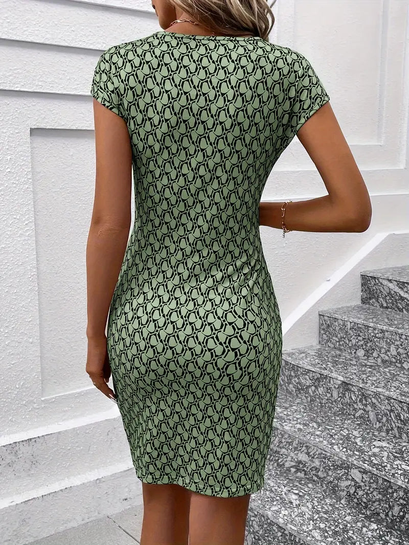 Lorelle - Elegantes bedrucktes Kleid für Damen