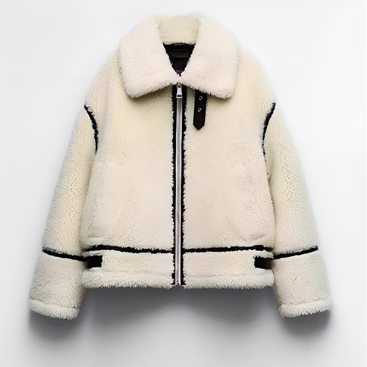 Bethney - Flauschiger Teddy-Mantel für Damen
