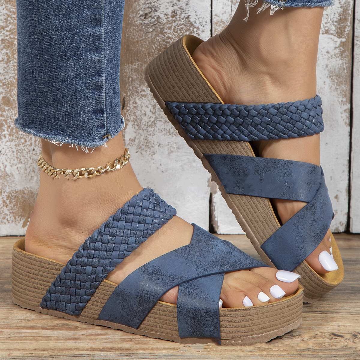 Luna - Orthopädische gewebte Sandalen für Damen