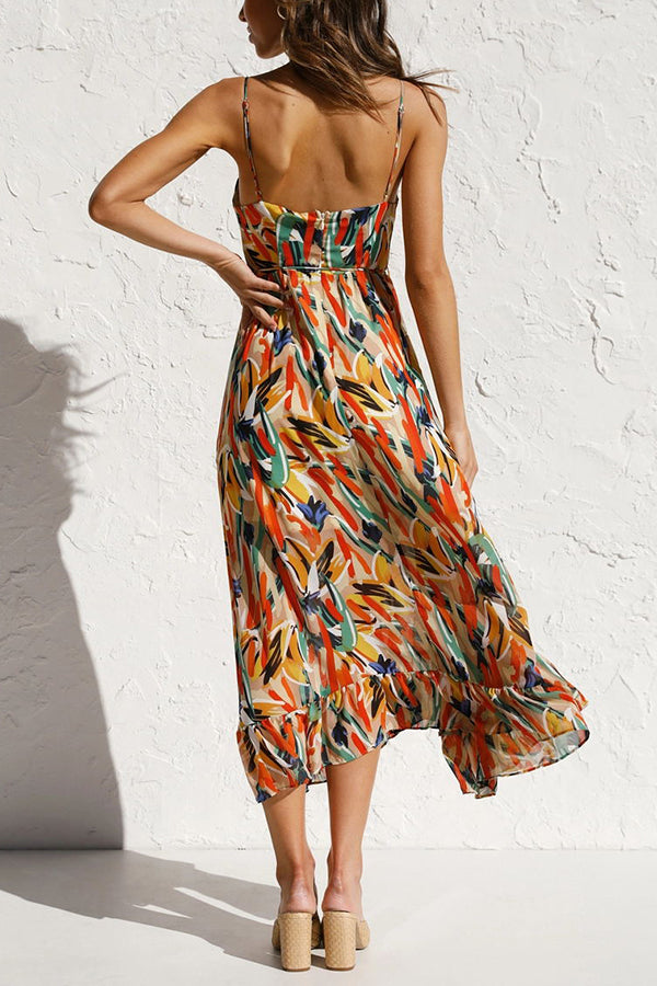 Charité – Farbintensives Midi-Kleid