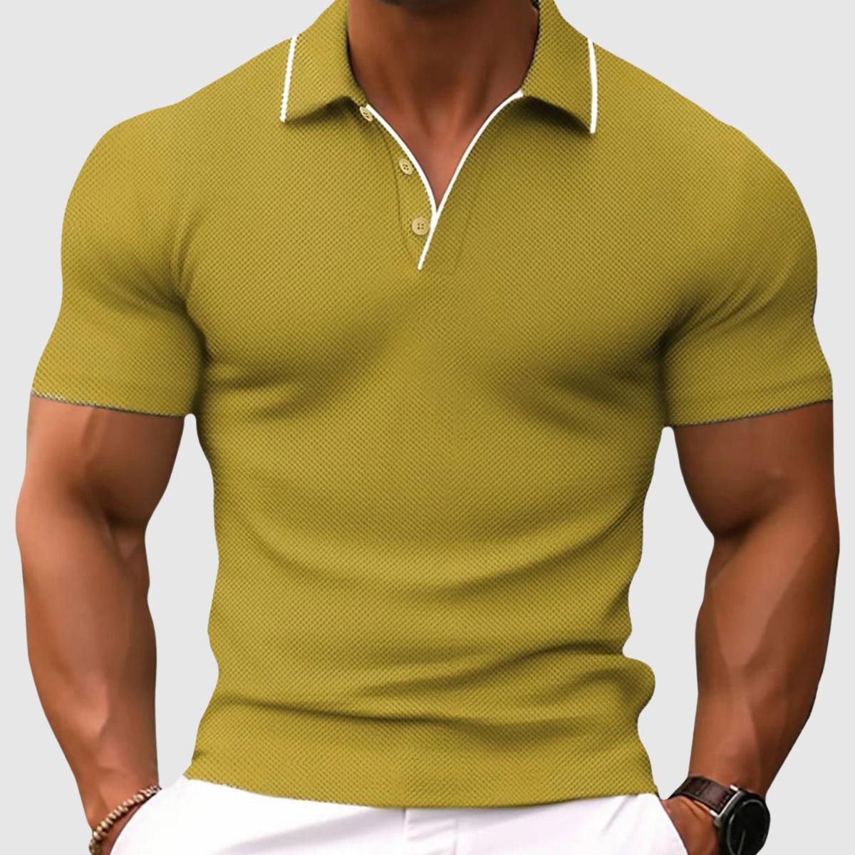 Jaren - Eng anliegendes Herren-Polohemd mit Taschen