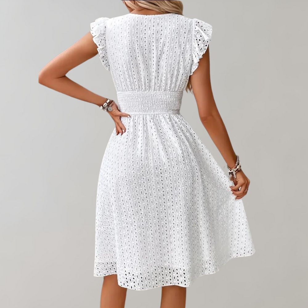 Astoria - Hohlgeschnittenes Sommerkleid aus Spitze für Damen