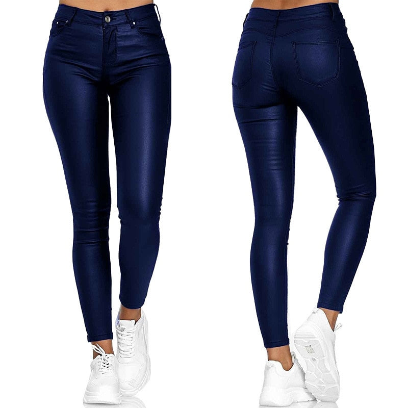 Dina – Stretchkunstlederhose