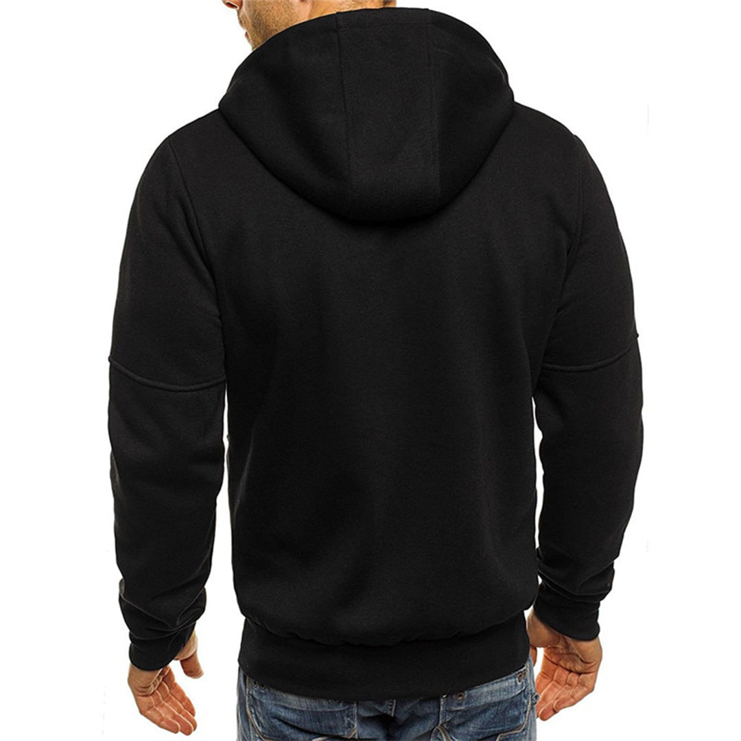 Bilbo - Vielseitiger Herrenpullover mit Zipper und Kapuze