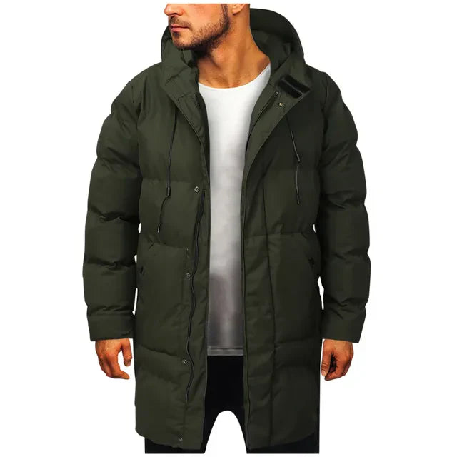 Bob - Langer gestepper Mantel für Herren