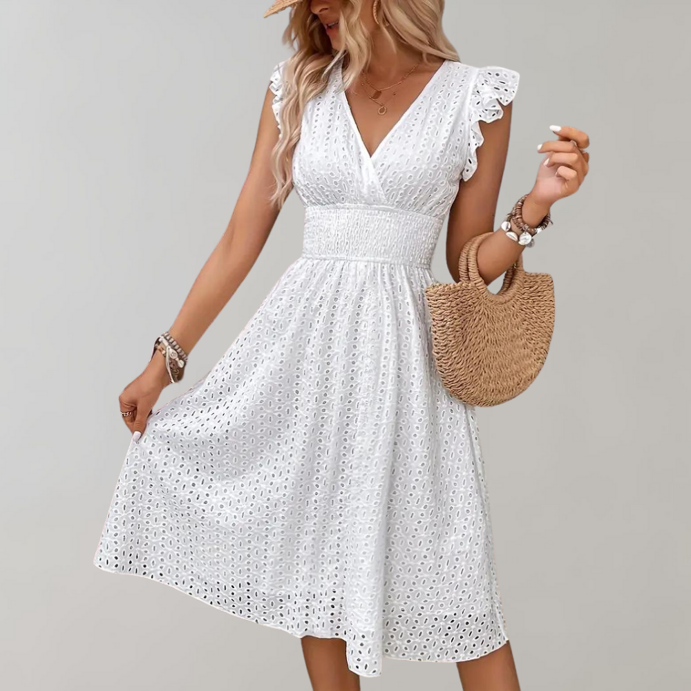 Astoria - Hohlgeschnittenes Sommerkleid aus Spitze für Damen