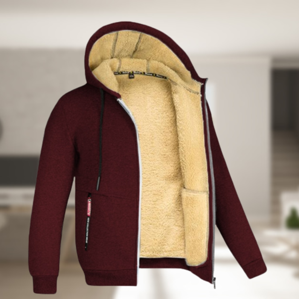 Andrew – Winterjacke mit Fleece-Kapuze