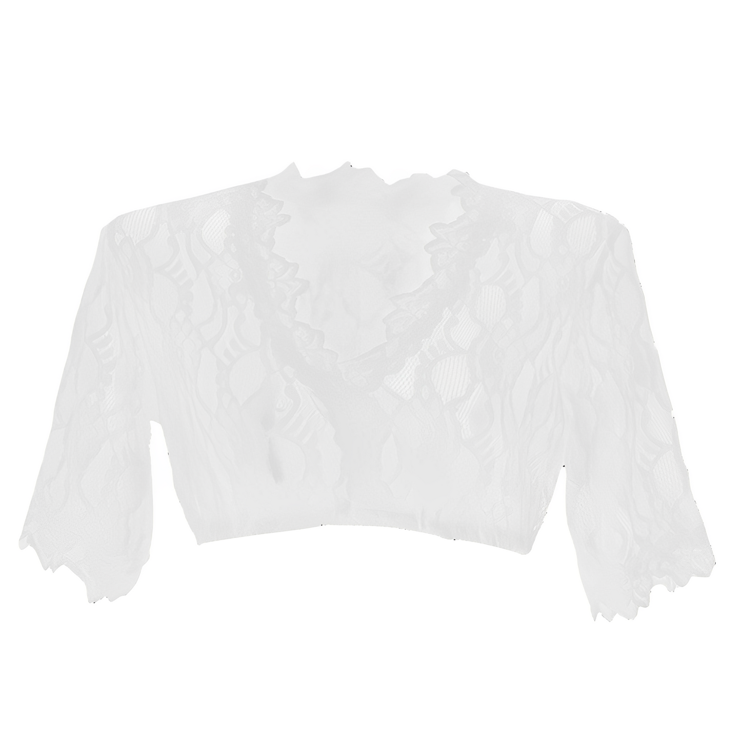 Bonnie - Moderne Oktoberfest-Dirndlbluse aus Netzstoff für Frauen