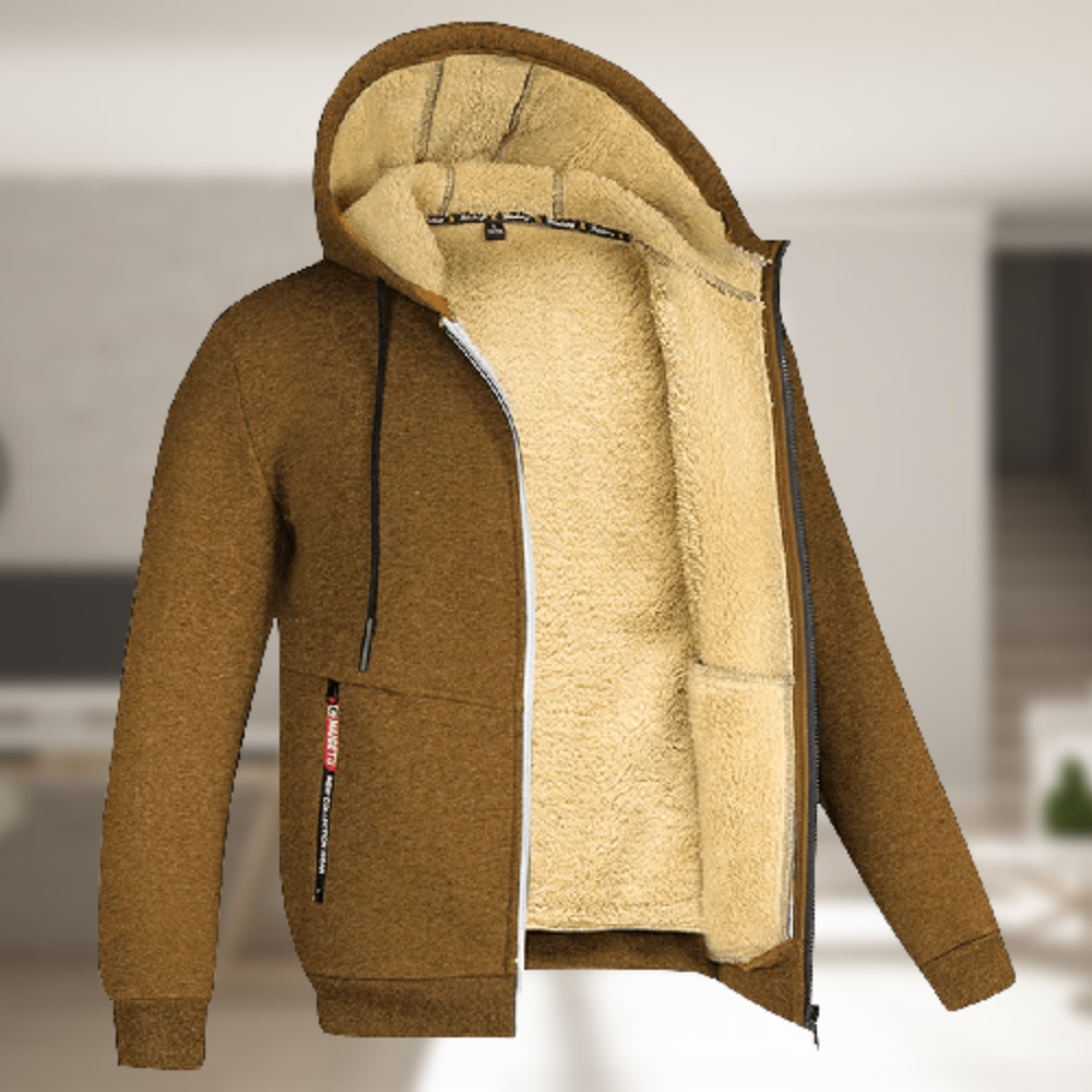 Andrew – Winterjacke mit Fleece-Kapuze