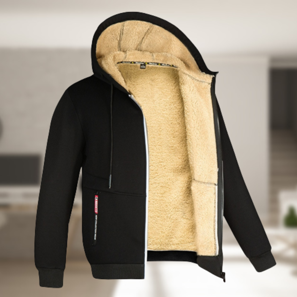Andrew – Winterjacke mit Fleece-Kapuze